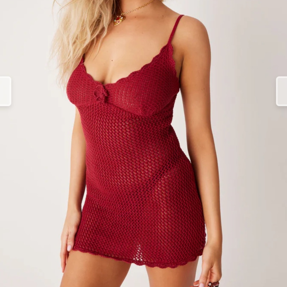 Frankies Bikinis Crochet Dress